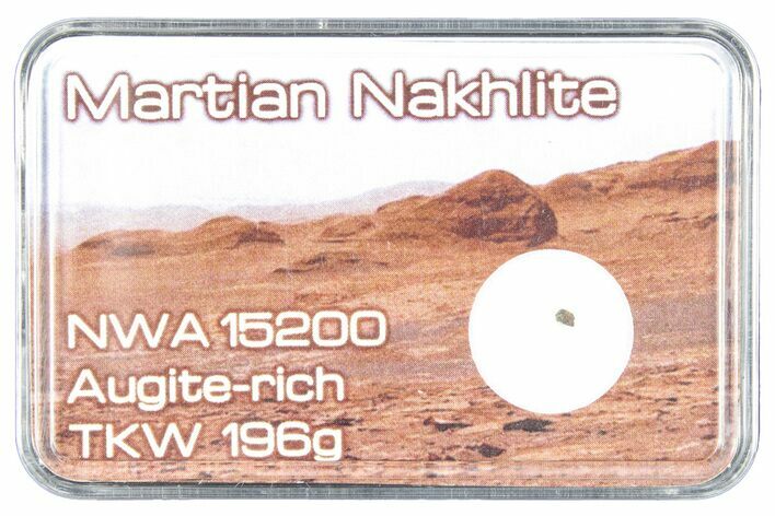 Martian Nakhlite Meteorite Fragment - NWA #288368